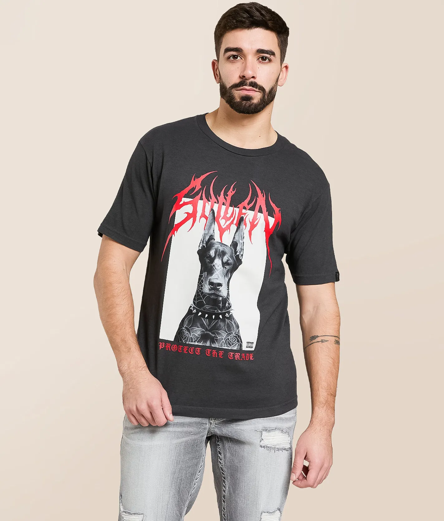 Sullen Mugshot T-Shirt Vintage Black Online