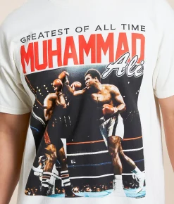 American Classics Muhammad Fight Ring T-Shirt Ivory Discount