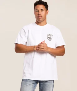 Graphic T-Shirts | Ariat Multicam Shield T-Shirt White