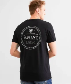 Tops|Graphic T-Shirts | Ariat Multichronos T-Shirt Cabernet