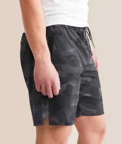 SAXX Multi Sport 2N1 Active Stretch Short Striation Slub Black Clearance