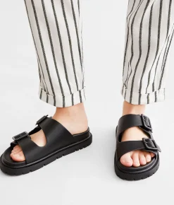 Shoes | Mia Munroe Flatform Sandal Black