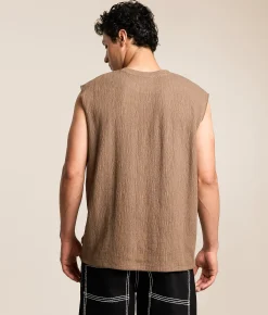 Nova Industries Muscle Tank Top Chocolate Chip Discount