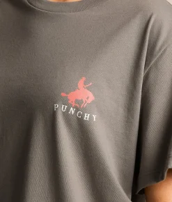 Hooey Mustang T-Shirt Dark Grey Best