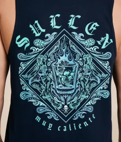 Sullen Muy Caliente Tank Top Obsidian Outlet