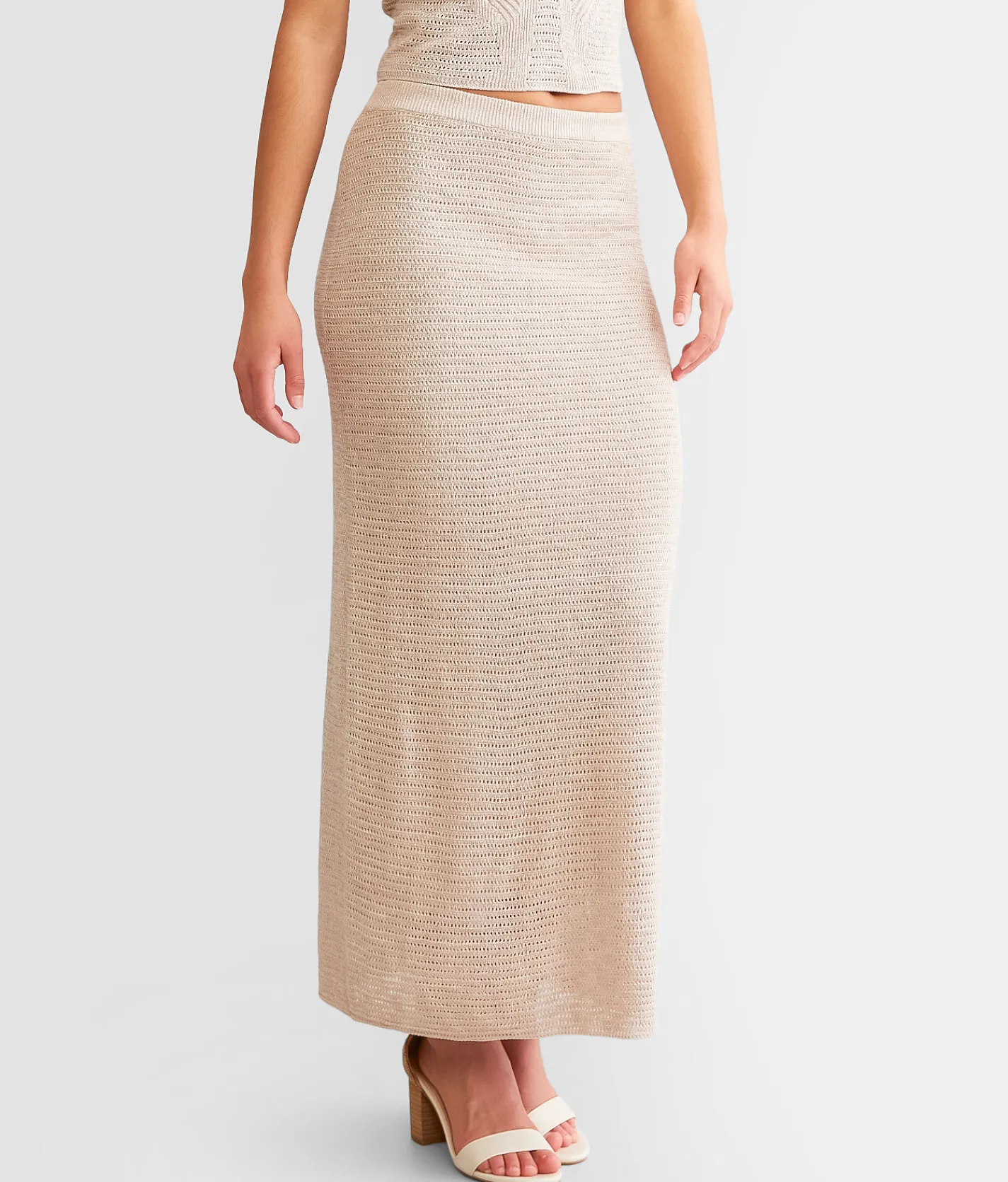 Bottoms | Z Supply Mykonos Midi Skirt Oatmeal Heather
