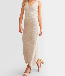 Bottoms | Z Supply Mykonos Midi Skirt Oatmeal Heather