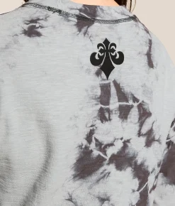 Tops | Affliction Mystery T-Shirt Silver Gray Tea Stain