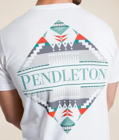 Graphic T-Shirts | Pendleton Mystic Lake T-Shirt White