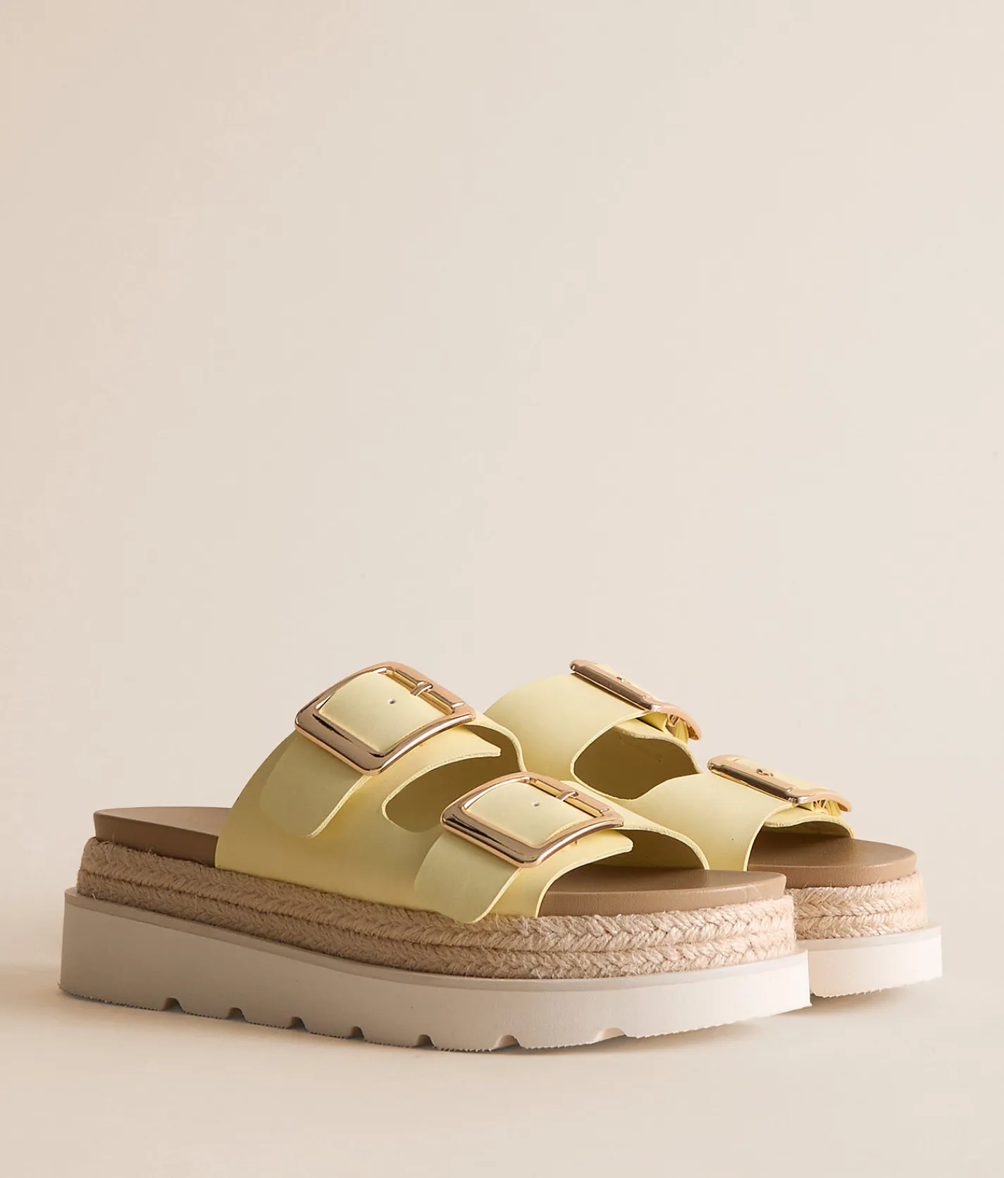 Madden Girl Mythicall Platform Sandal Lemon Clearance