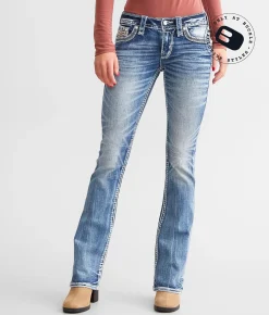 Rock Revival Nadine Low Rise Boot Stretch Jean Nadine B214 New