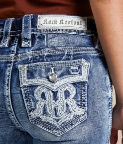 Jeans|Bottoms | Rock Revival Nadine Mid-Rise Boot Stretch Jean Nadine MB216