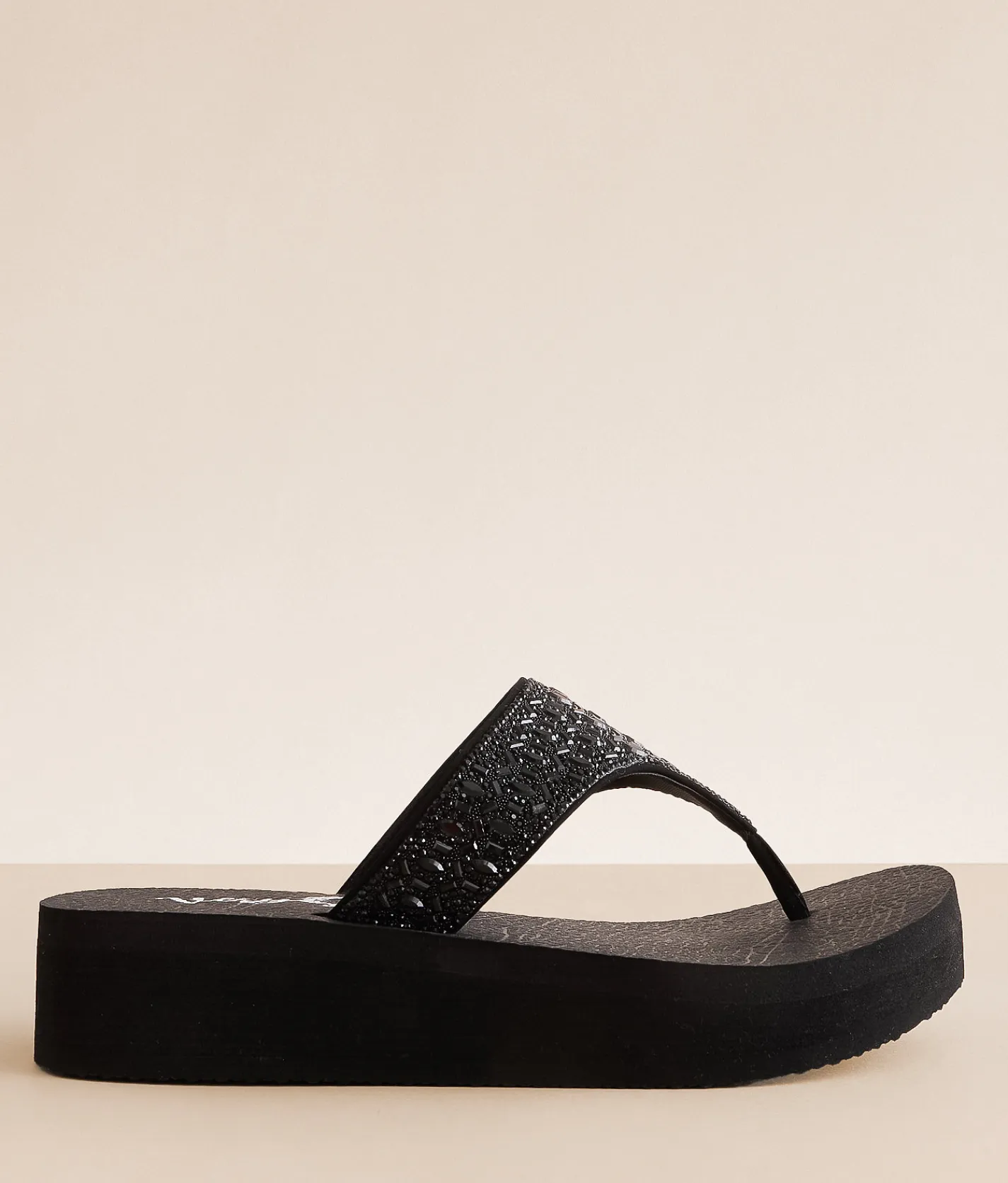 Shoes | Very G Napoli Glitz Flatform Flip Grey