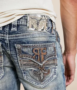 Rock Revival Nash Straight Stretch Jean Nash J204