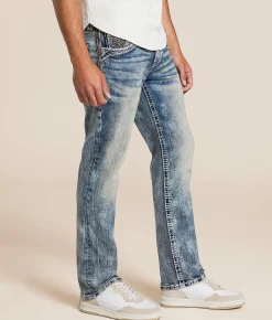 Rock Revival Nash Straight Stretch Jean Nash J204