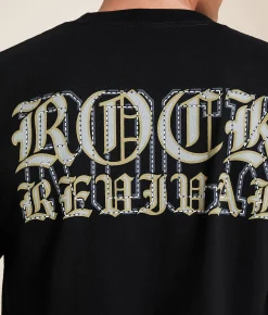 Tops|Graphic T-Shirts | Rock Revival Nash T-Shirt Black