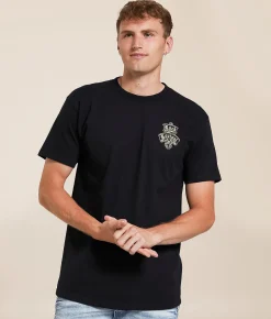 Tops|Graphic T-Shirts | Rock Revival Nash T-Shirt Black