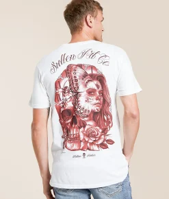 Sullen Nathan Harker T-Shirt Antique White Clearance
