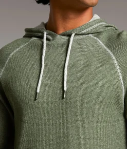 Tops | BKE Nathaniel Thermal Hoodie Green
