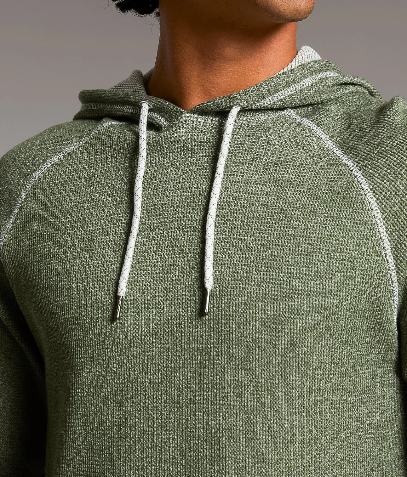 Tops | BKE Nathaniel Thermal Hoodie Green
