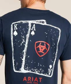 Ariat Natural Hand T-Shirt Navy Ink