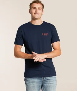 Ariat Natural Hand T-Shirt Navy Ink
