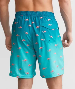 Bottoms|Swimwear | Tipsy Elves Natural Light® Swim Trunks Teal