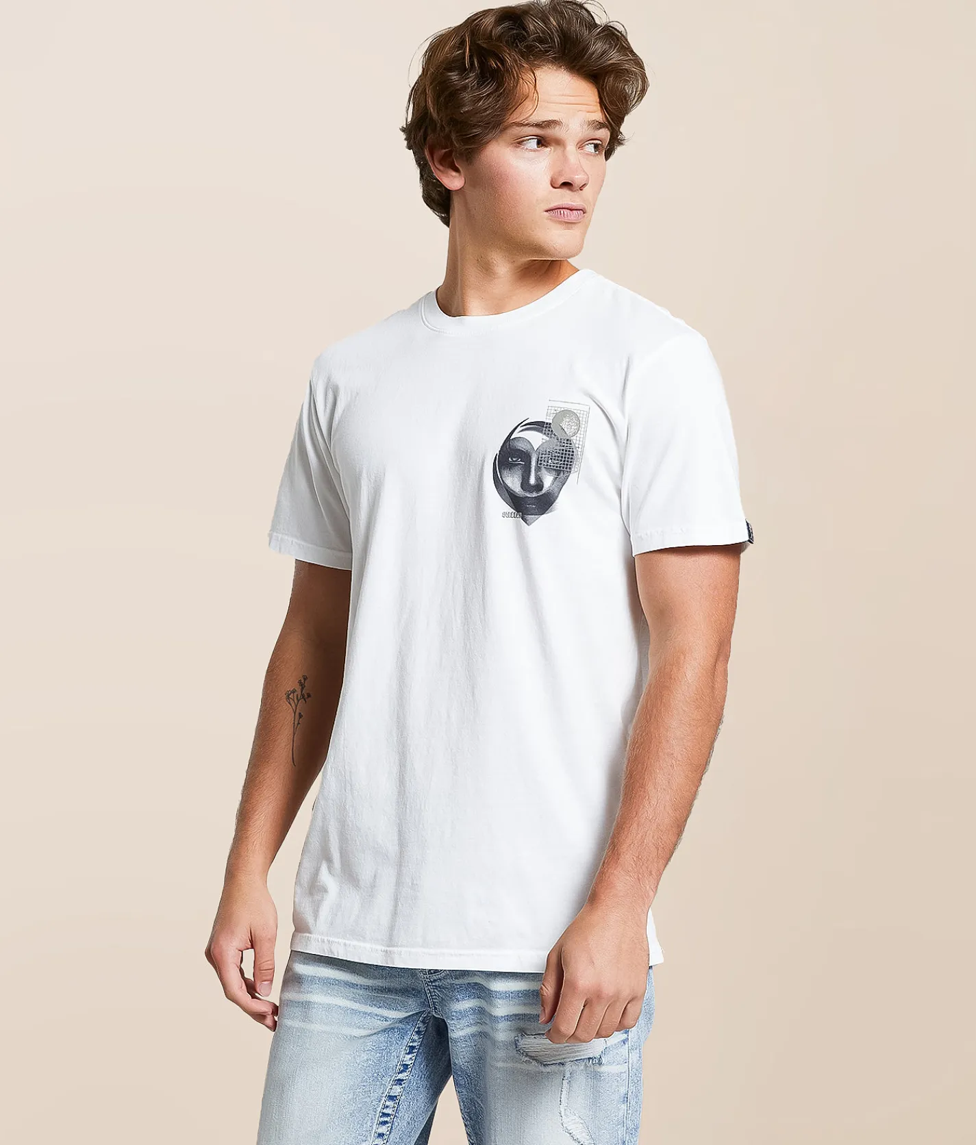 Graphic T-Shirts | Sullen Nazar Stadnichuk T-Shirt Antique White
