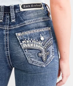 Jeans|Bottoms | Rock Revival Neala Curvy Boot Stretch Jean Neala HB200