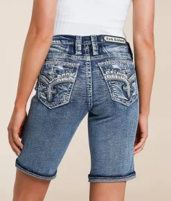 Bottoms|Shorts | Rock Revival Neala Universal Bermuda Stretch Cuffed Short Neala NM202