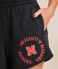 Bottoms|Shorts | Gameday SOCIAL® Nebraska Huskers Short Black
