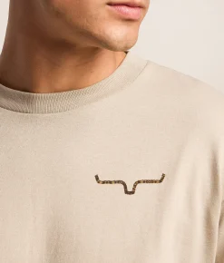 Kimes Ranch Neck Tie T-Shirt Sand Online