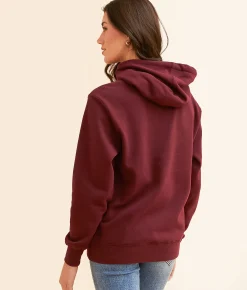 Tops | Ariat Neon Boots Hooded Sweatshirt Tawny Port