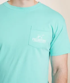 Graphic T-Shirts | Fieldstone Neon Bronco T-Shirt Chalky Mint