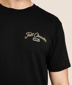 Tail Chasers Club Neon Cowgirl T-Shirt Black Online