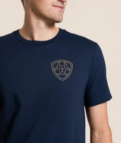 Tops|Graphic T-Shirts | Ariat Neon Eagle T-Shirt New Navy