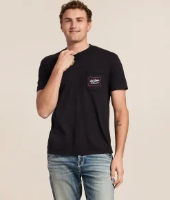 Old Row Neon Trout T-Shirt Black Clearance