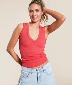 Tops | Free People Neria Tank Top Tart Berry
