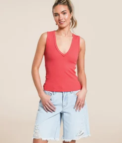Tops | Free People Neria Tank Top Tart Berry