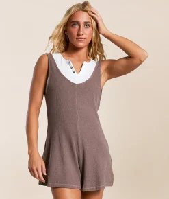 Billabong Never Better Romper Misty Blue