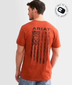 Graphic T-Shirts | Ariat Never Fade Diamond T-Shirt Red Ochre