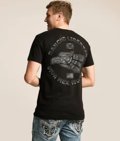 Tops|Graphic T-Shirts | Freedom Ranch Never Fails T-Shirt Black