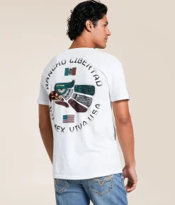 Tops|Graphic T-Shirts | Freedom Ranch Never Fails T-Shirt White
