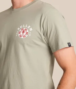 Graphic T-Shirts | Sullen Never Fold T-Shirt Iceberg Green