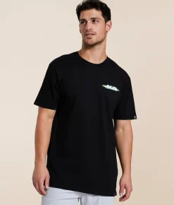Tops|Graphic T-Shirts | Sullen Never Late T-Shirt Jet Black
