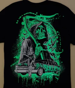 Tops|Graphic T-Shirts | Sullen Never Late T-Shirt Jet Black