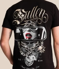 Tops|Graphic T-Shirts | Sullen Never Look Back T-Shirt Jet Black
