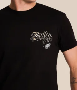 Tops|Graphic T-Shirts | Sullen Never Look Back T-Shirt Jet Black