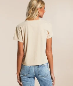 Z Supply Newport Tourist T-Shirt Parchment Clearance