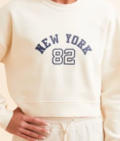 Activewear | FITZ + EDDI New York Cropped Pullover Birch